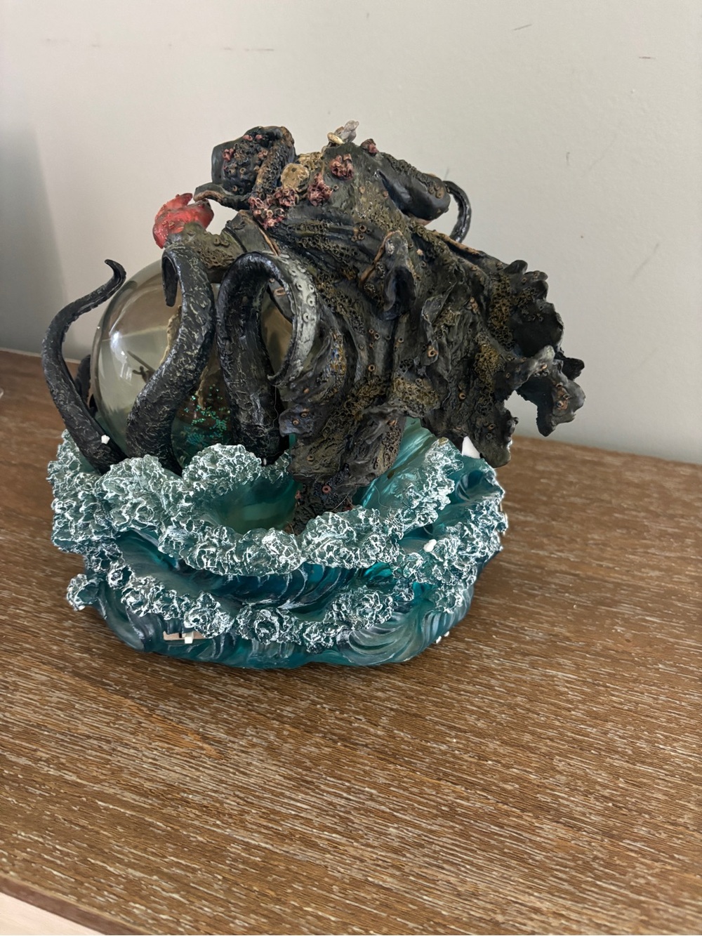 Disney Pirates of the Caribbean Teal and Black Tentacle Snow Globe - Picture 5 of 11